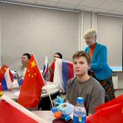 Ученик 6м2 класса МЛШ Назар Беловодский принял участие в международном конкурсе эссе «С семьи начинается Родина» в формате телемоста Россия-Китай