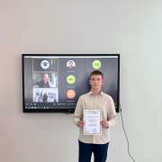 Ученик 6м2 класса МЛШ Назар Беловодский принял участие во II Международной научно-практической конференции «Междисциплинарный подход к изучению проблем Второй мировой и Великой Отечественной войн» в Курске