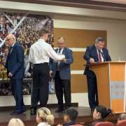 Ученик 7м2 класса МЛШ Назар Беловодский занял 3 место на Всероссийском фестивале творческих открытий и инициатив &laquo;Леонардо&raquo; 