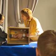 Ученики 1м1 класса МЛШ побывали в музее истории Дальнего Востока имени Арсеньева на выставке &laquo;Путь к звездам&raquo;